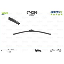 VALEO SILENCIO VALYTUVAI SEAT, SKODA, VW TYL