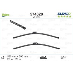 VALEO SILENCIO VALYTUVAI AUDI FLAT BLADE