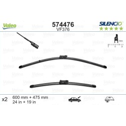 VALEO SILENCIO VALYTUVAI VW, AUDI FLAT BLADE
