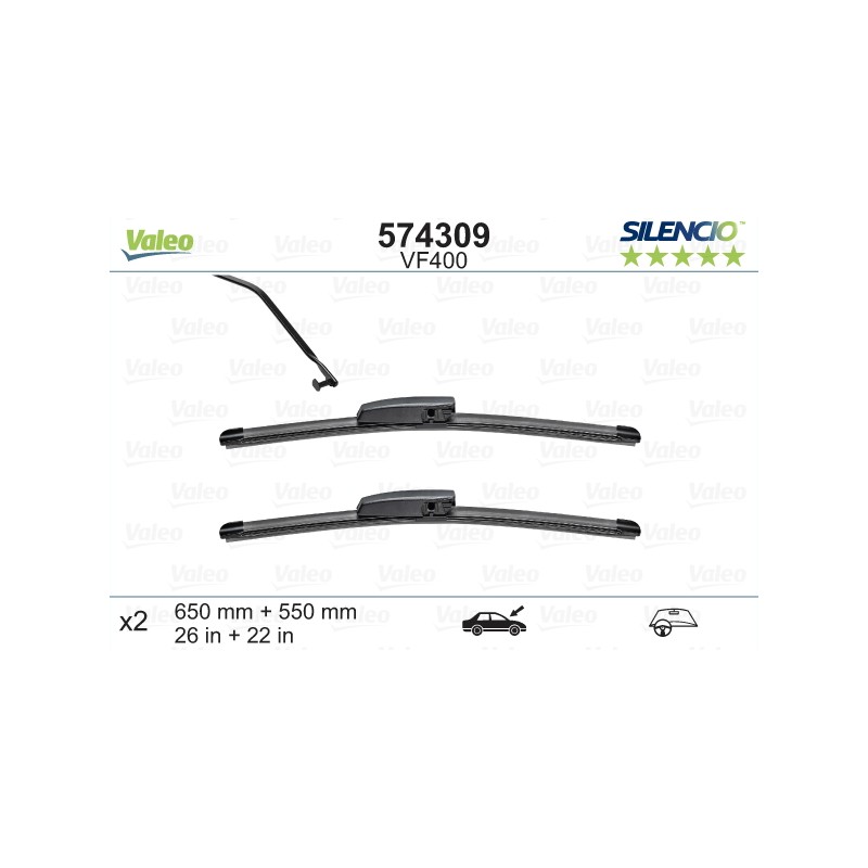 VALEO SILENCIO VALYTUVAI RENAULT FLAT BLADE