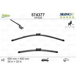 VALEO SILENCIO VALYTUVAI VOLVO, BMW, LEXUS FLAT BLADE