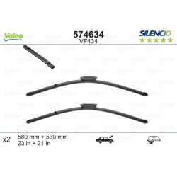 VALEO SILENCIO VALYTUVAI MERCEDES-BENZ, RENAULT FLAT BLADE