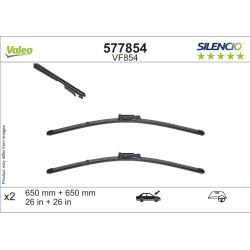 VALEO SILENCIO VALYTUVAI SEAT FLAT BLADE