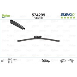 VALEO SILENCIO VALYTUVAI SEAT, VW, SKODA TYL