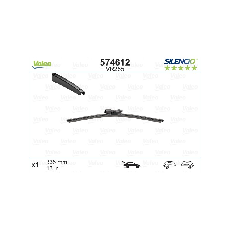 VALEO SILENCIO VALYTUVAI SEAT, SKODA, VW TYL