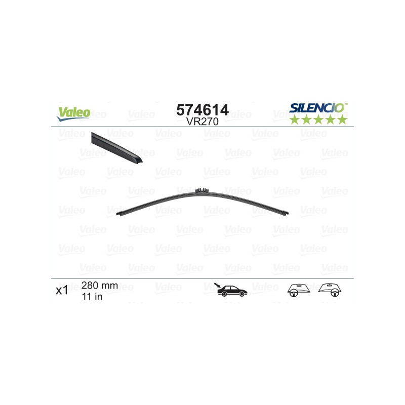 VALEO SILENCIO VALYTUVAI MINI, BMW, FORD TYL