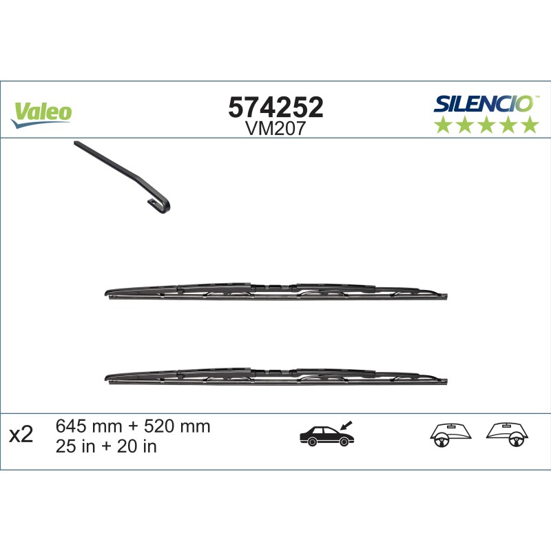 VALEO SILENCIO VALYTUVAI PEUGEOT VM207