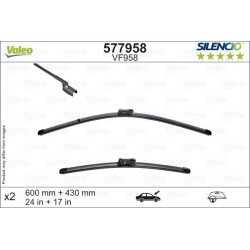 VALEO SILENCIO VALYTUVAI AUDI FLAT BLADE