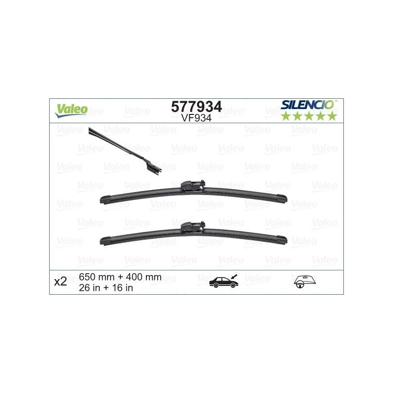 VALEO SILENCIO VALYTUVAI FB OE LHD VF934 KIT