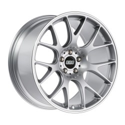 BBS CH-R brilliant silver 8,5x19 5x120 ET27 CB82,0 CH104 + Spacer 60° 720 kg B0362157#371