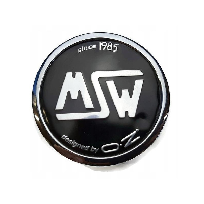 MSW Wheel Cap 81310575 XC566VW Black/Chrome
