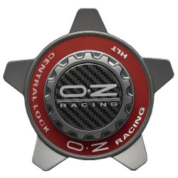 OZ Racing Wheel Cap 81210323 M668 Grey/Red