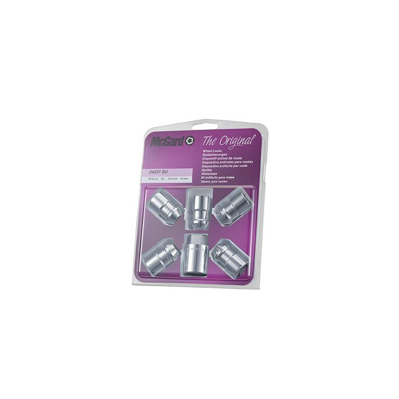 McGard Security Nuts M12X1.5x37 19mm Hex 60° (24537SU)