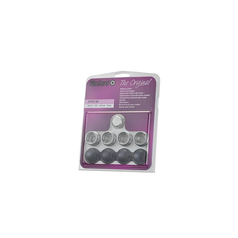 McGard Security Nuts M14x1.5 23 19mm Hex R14 (25167SU)