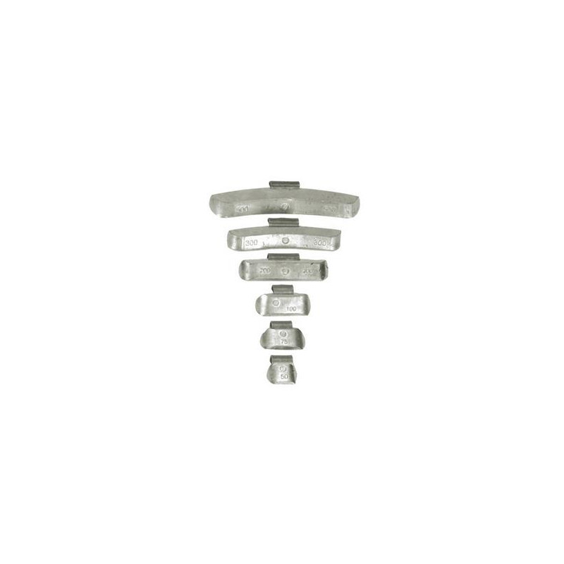 PB knock-on balancing weights for trucks 100gr universal 25pcs./pack.