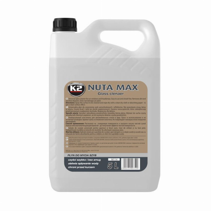 STIKLŲ PLOVIMO SKYSTIS K2 "NUTA" MAX 5L