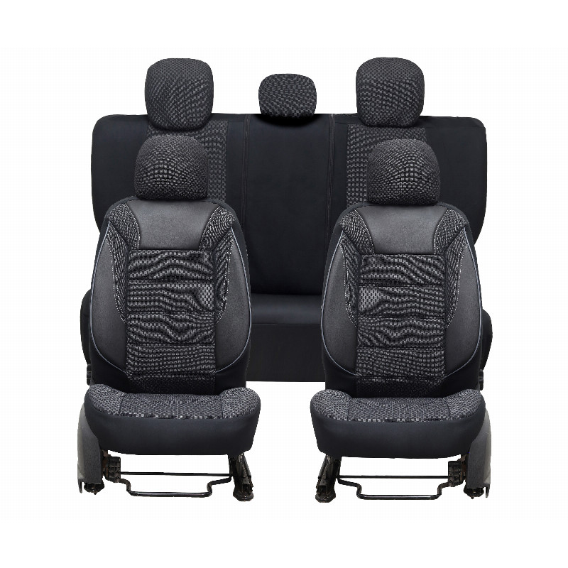 CLASSICO SĖDYNIŲ UŽVALKALAI BLACK/GREY THREAD