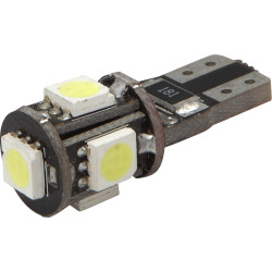 LEMPUTĖS T10 5LED SMD CANBUS