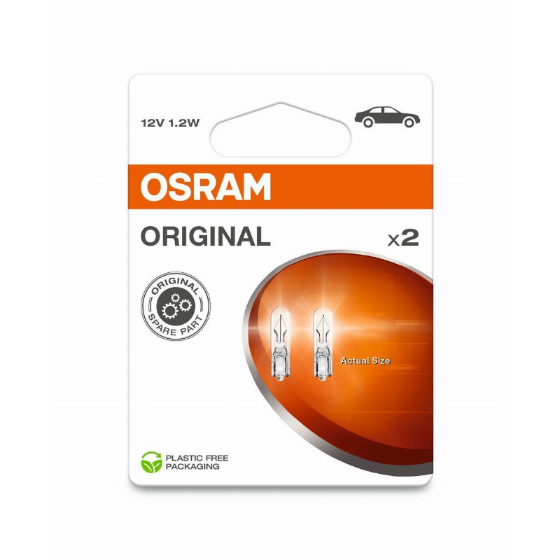 OSRAM LEMPUTĖS 1,2W 12V W2X4,6D