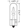 OSRAM LEMPUTĖS 1,2W 12V W2X4,6D