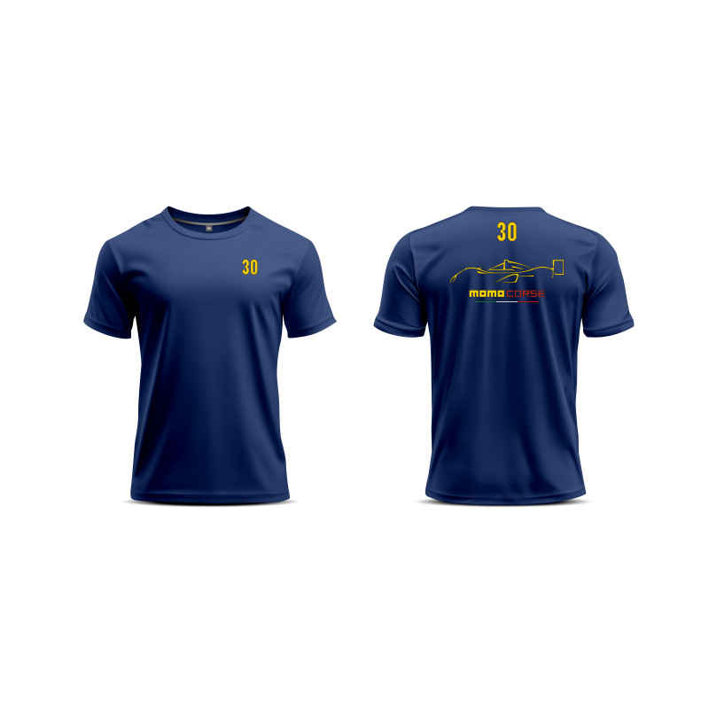Momo T-shirt Corse Blue L 1pcs