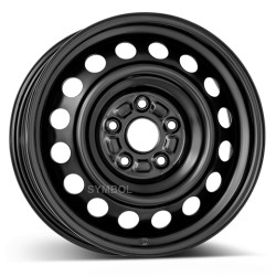 KFZ 9816 Black 5x17 5x100 ET40 CB54,0 9816