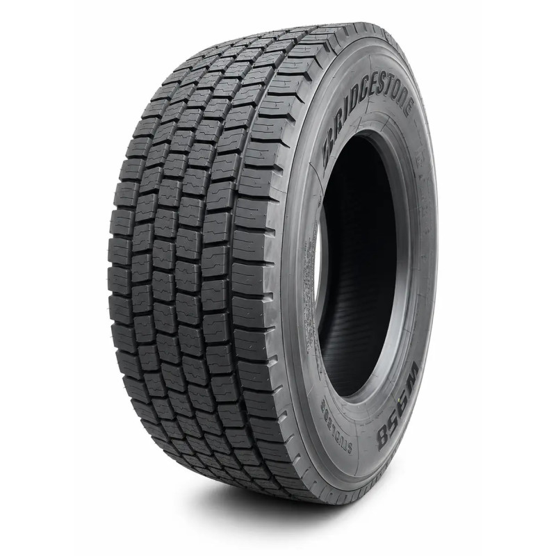 385/65R22.5 Bridgestone W958 PLUS 160K M+S 3PMSF SteerAndTrailer CBA71