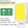 LED PROŽEKTORIUS 12V 7,5W