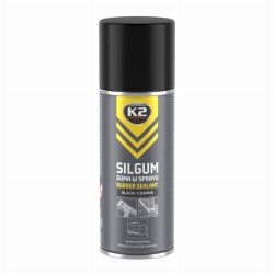 ELASTINĖ PURŠKIAMA GUMINĖ DANGA  K2 SILGUM JUODA 400ML