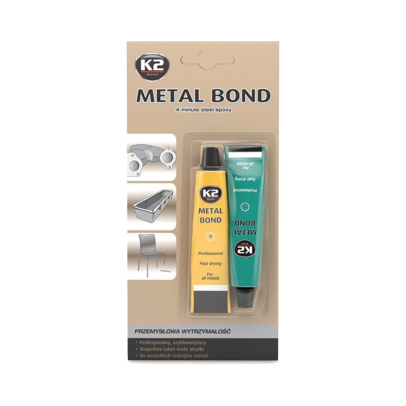 DVIEJŲ KOMPONENTŲ EPOKSIDINIAI METALUI KLIJAI ''METAL BOND'' B116