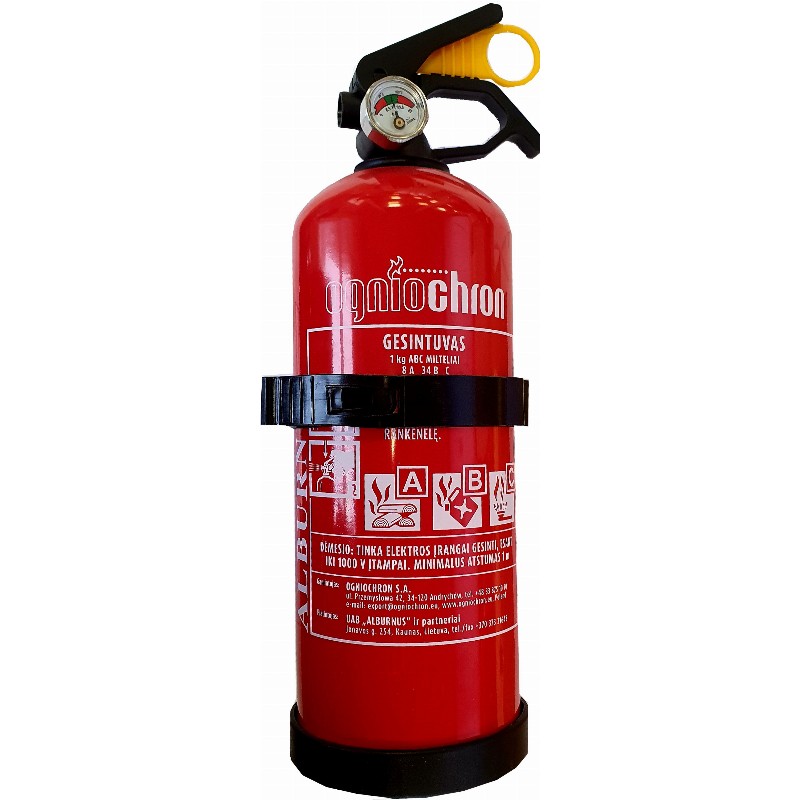 GESINTUVAS SU MANOMETRU 1 KG ABC