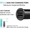ĮKROVIKLIS SU 2 USB JUNGTIMIS 4.8A (2.4A,2,4A)