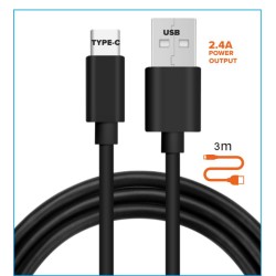 ĮKROVIMO LAIDAS USB SU TYPE-C 3M