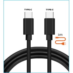 ĮKROVIMO LAIDAS TYPE-C SU TYPE-C 3M