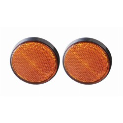 AUTOMOBILIO PRIEKABOS ATŠVAITAS APVALUS GELTONAS 60MM