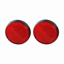 AUTOMOBILIO PRIEKABOS ATŠVAITAS APVALUS RAUDONAS 60MM