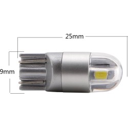 LEMPUTĖS W5W T10 LED 2SMD 24V (2VNT)