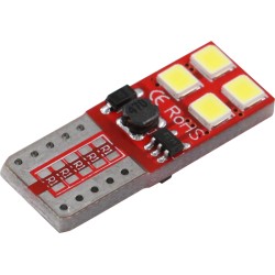 LEMPUTĖS W5W T10 LED 8SMD CANBUS 24V (2VNT)
