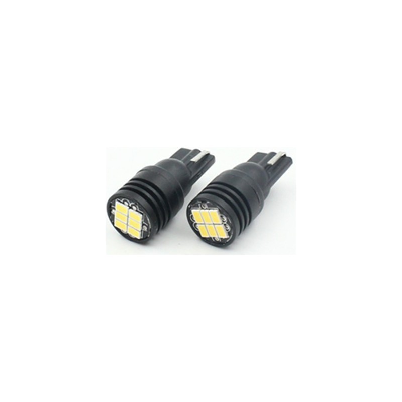 LEMPUTĖS W5W T10 LED 6SMD 12V (2VNT)
