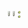 LEMPUTĖS T4 LED 1 SMD BA9S WHITE 12V (2VNT)