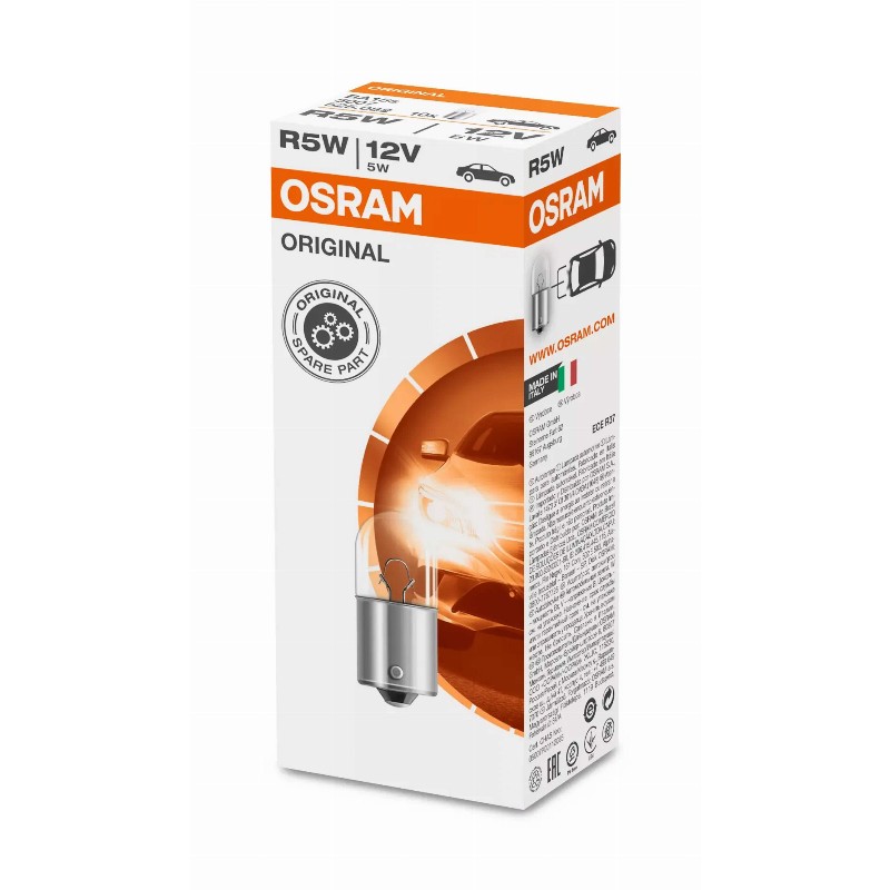 OSRAM LEMPUTĖS R5W 12V BA15S LF UNV1