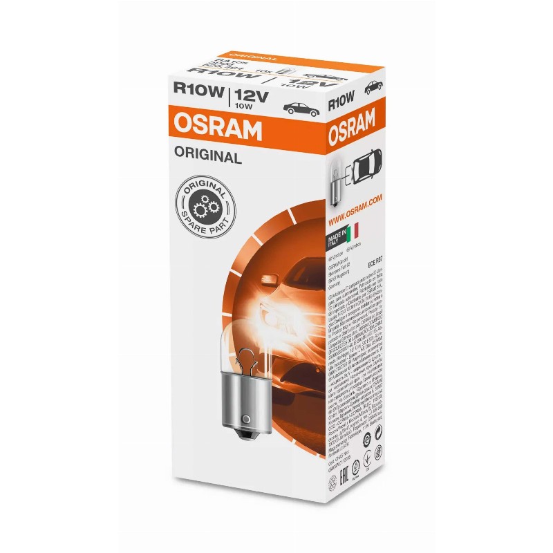 OSRAM LEMPUTĖS R10W 12V BA15S UNV1