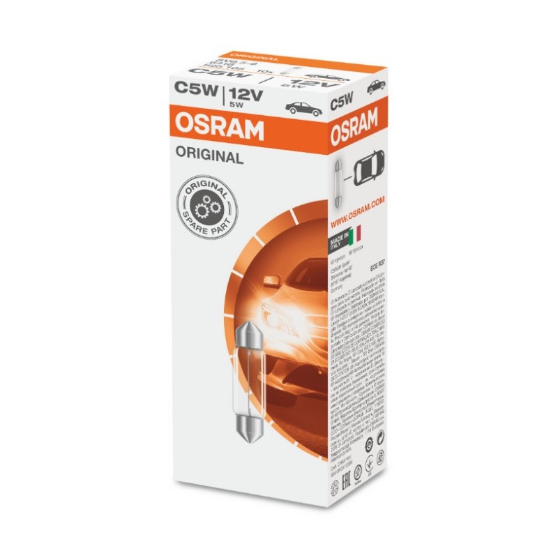 OSRAM LEMPUTĖS C5W 12V 5W SV8.5-8 LF