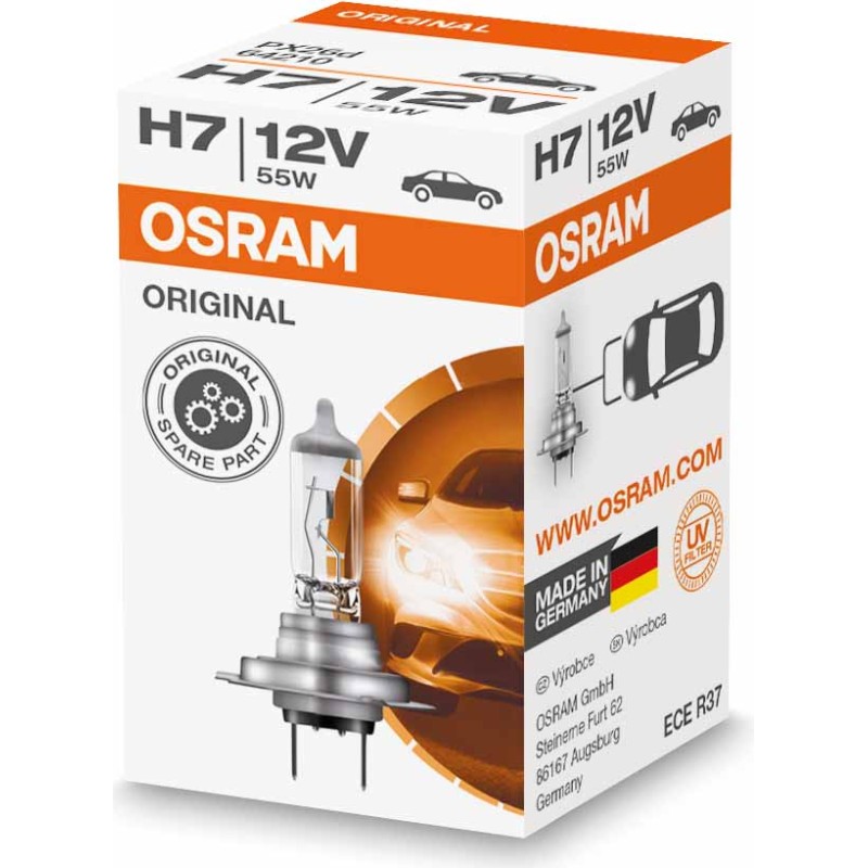OSRAM LEMPUTĖS H7 55W 12V PX26D FS1