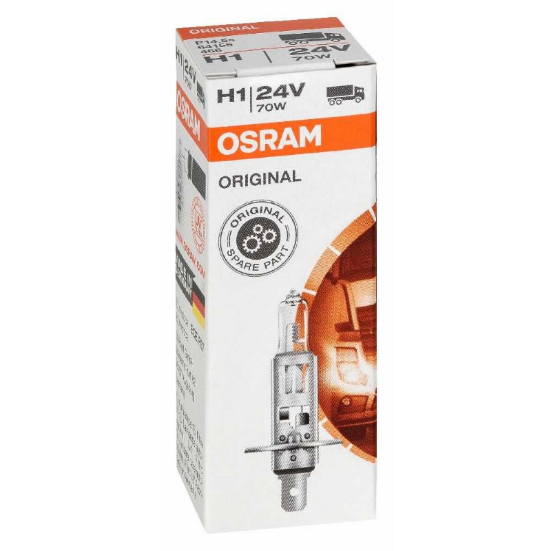 OSRAM LEMPUTĖS H1 70W 24V P14,5S