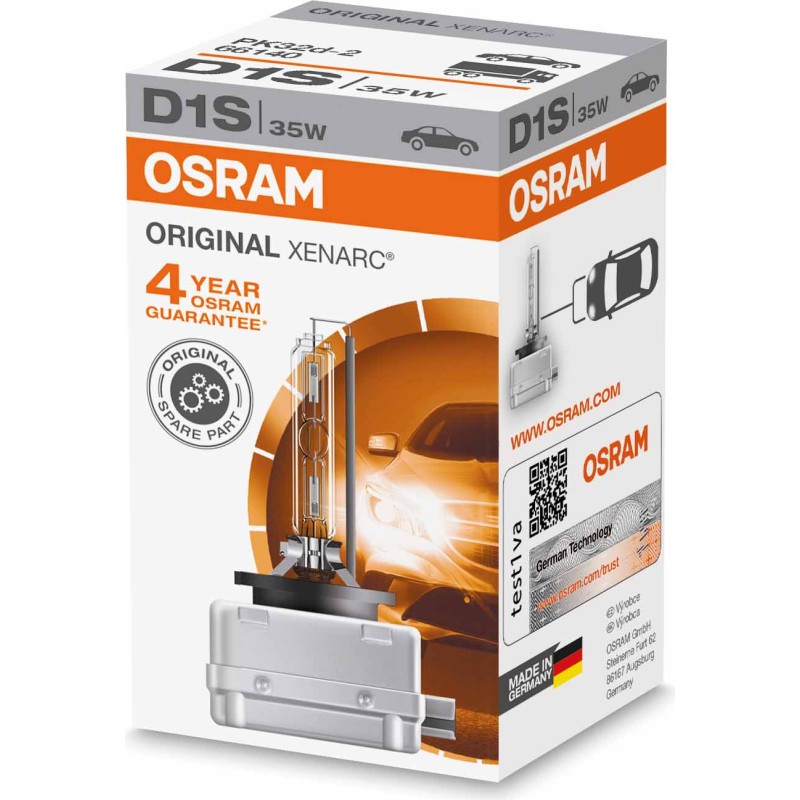 OSRAM LEMPUTĖS D1S 35W PK32D-2 4X1 1A