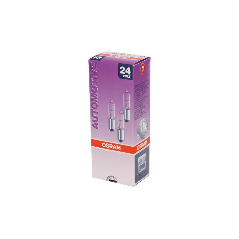 OSRAM LEMPUTĖS H21W 24V BAY9S 5XFS10
