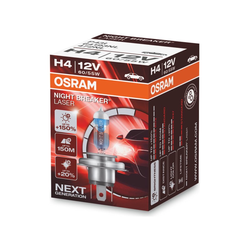 OSRAM LEMPUTĖS H4 60/55W 12V P43T FS1
