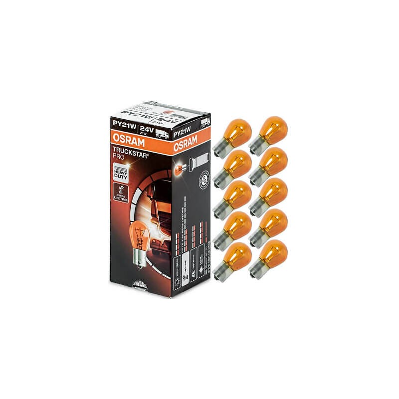 OSRAM LEMPUTĖS PY21W 24V BAU15S