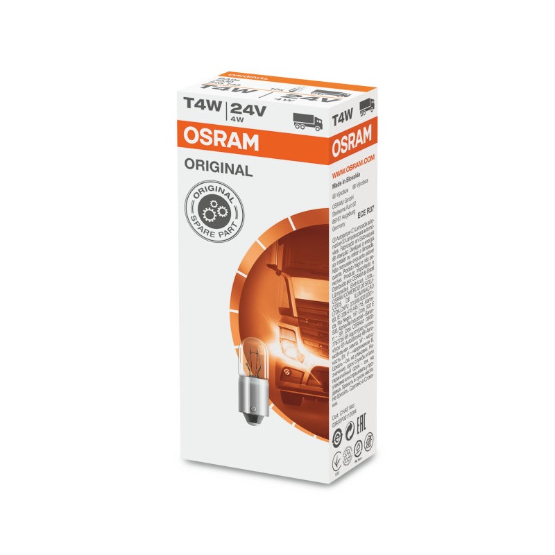 OSRAM LEMPUTĖS T4W 24V BA9S